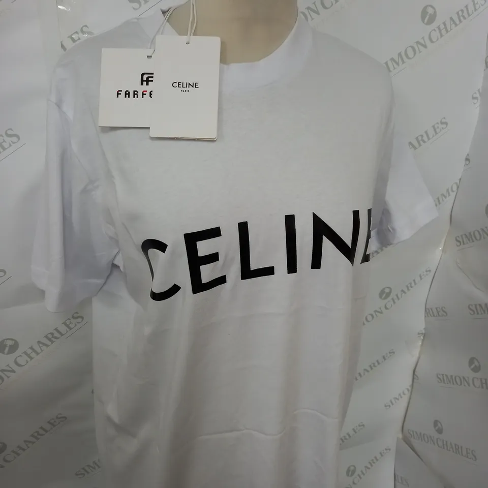 CELINE CASUAL GRAPHIC T-SHIRT SIZE M