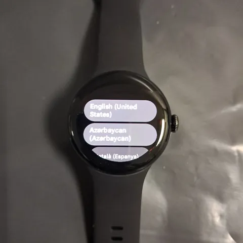 BOXED GOOGLE PIXEL WATCH 2 WITH BLACK CASE AND STRAP