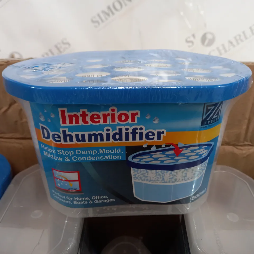 LOT OF 10 INTERIOR DEHUMIDIFIERS