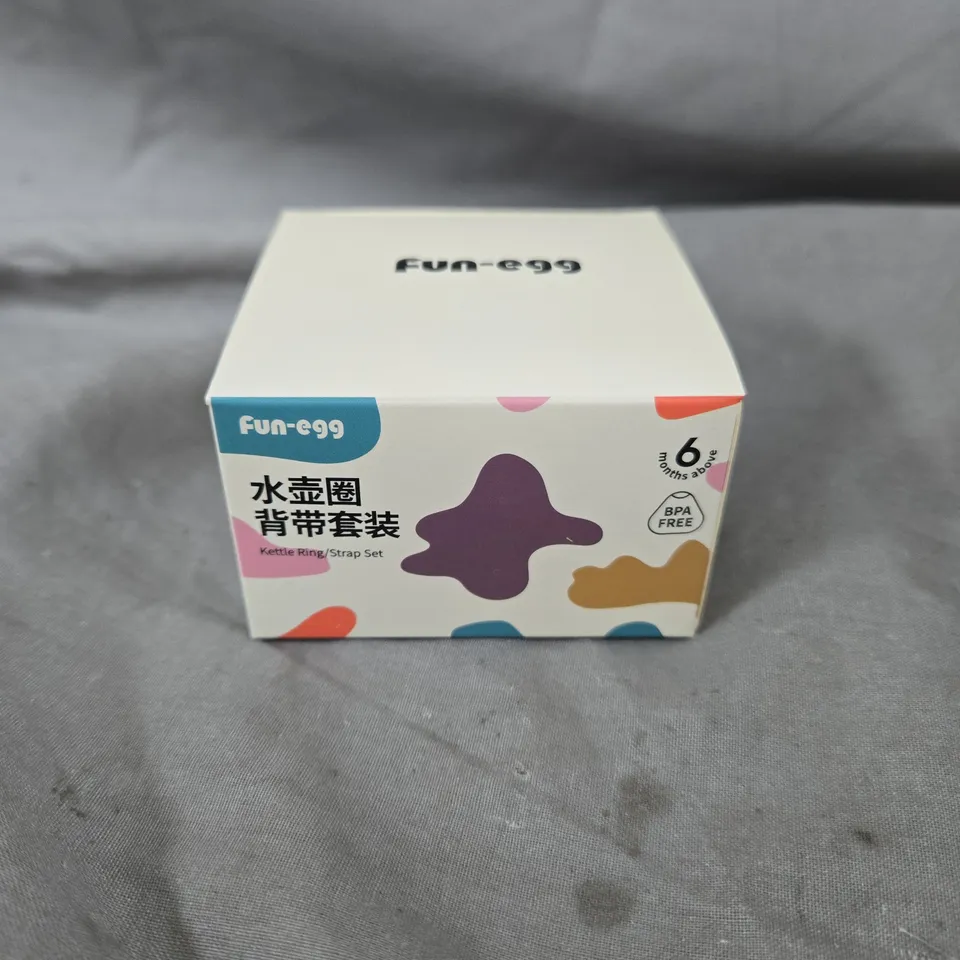 APPROXIMATELY 80 FUN-EGG KETTLE RING/STRAP SETS 