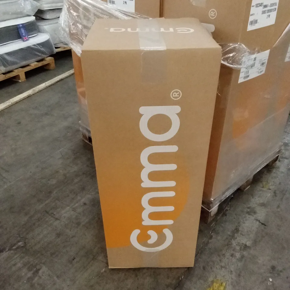 BRAND NEW BOXED AND ROLLED EMMA 2 CO-PACKED ESSENTIAL MATTRESSES 200 X 80 X 15CM 