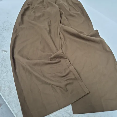 H&M WOMEN'S BROWN TROUSERS β EU 36 (UK 8)