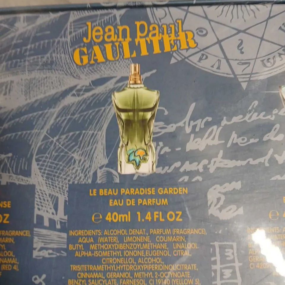 JEAN PAUL GAULTIER LE BEAU  PARFUM GIFT SET – 3 X 40ML