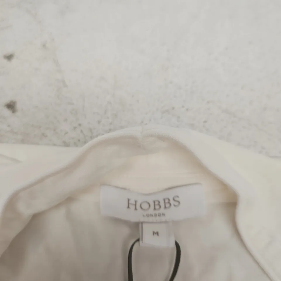 HOBBS LONDON AIMEE TOP – IVORY, SIZE M