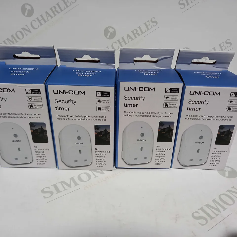 UNI-COM SET OF 4 SECURITY TIMERS
