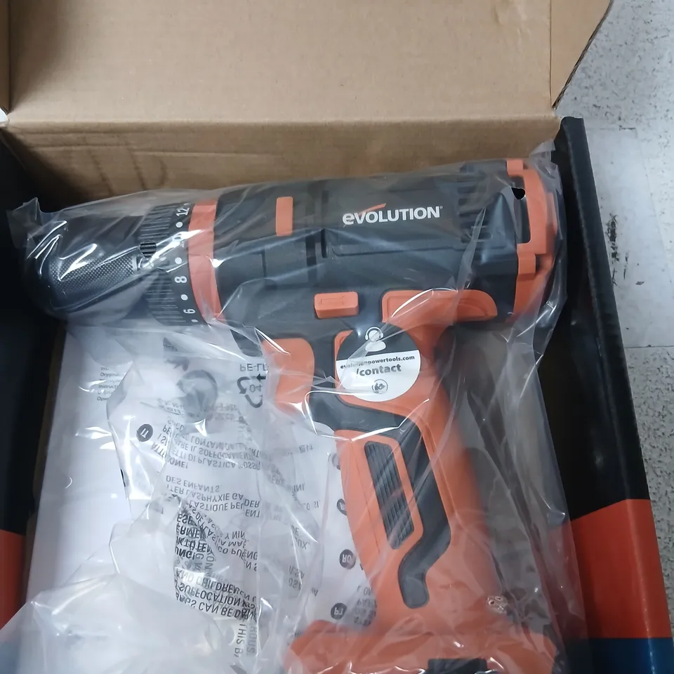 FIVE BRAND NEW BOXED EVOLUTION R13 18V LI-ION EXT COMBI DRILL – TOOL ONLY