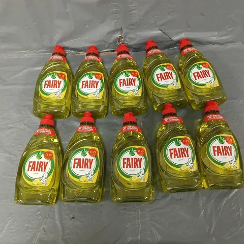 10X 320ML FAIRY LIQUID LEMON - COLLECTION ONLY 