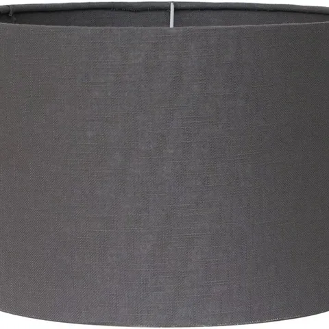 BOXED PACIFIC LIFESTYLE LINEN DRUM LAMP SHADE GREY 38CM DIA. X 22CM H