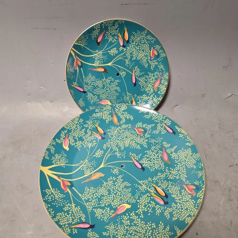 BOXED SARA MILLER PORTMEIRION DECORATIVE PLATES