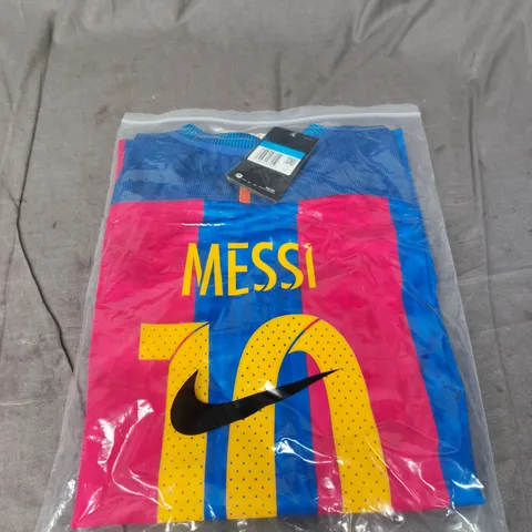 BAGGED BARCELONA FC HOME JERSEY - MESSI 10 - SIZE M