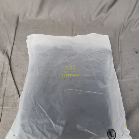 BAGGED ESSENTIALS FEAR OF GOD CASUAL HOODIE - LARGE 