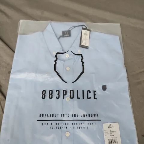 883 POLICE SKY BLUE SHIRT – CRANDON M STYLE, XL (MEN)