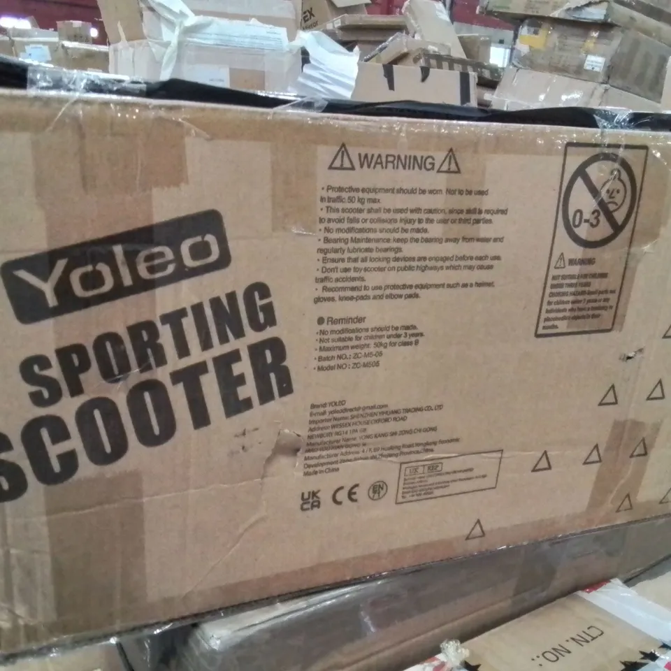 BOXED KIDS SPORTING SCOOTER -BLUE-
