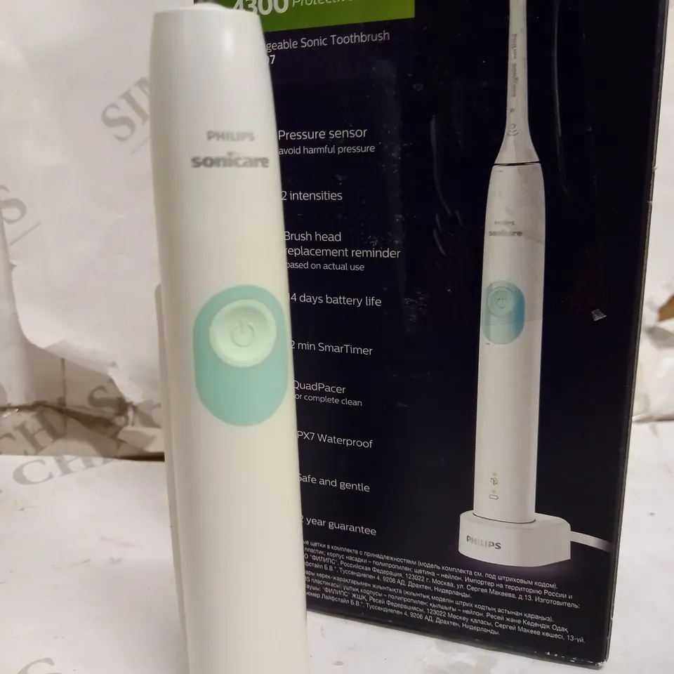 PHILIPS SONICARE 4300 ELECTRIC TOOTHBRUSH 
