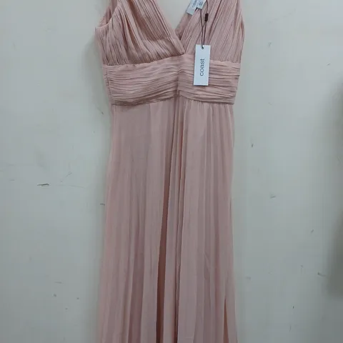 COAST PETITE DOUBLE STRAP PLEATED SKIRT MAXI DRESS - 6