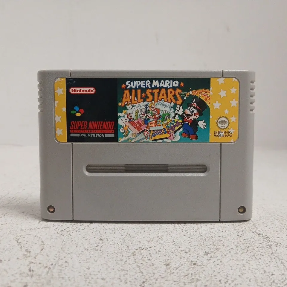 SUPER MARIO ALL STARS SUPER NINTENDO VIDEO GAME - CARTRIDGE ONLY