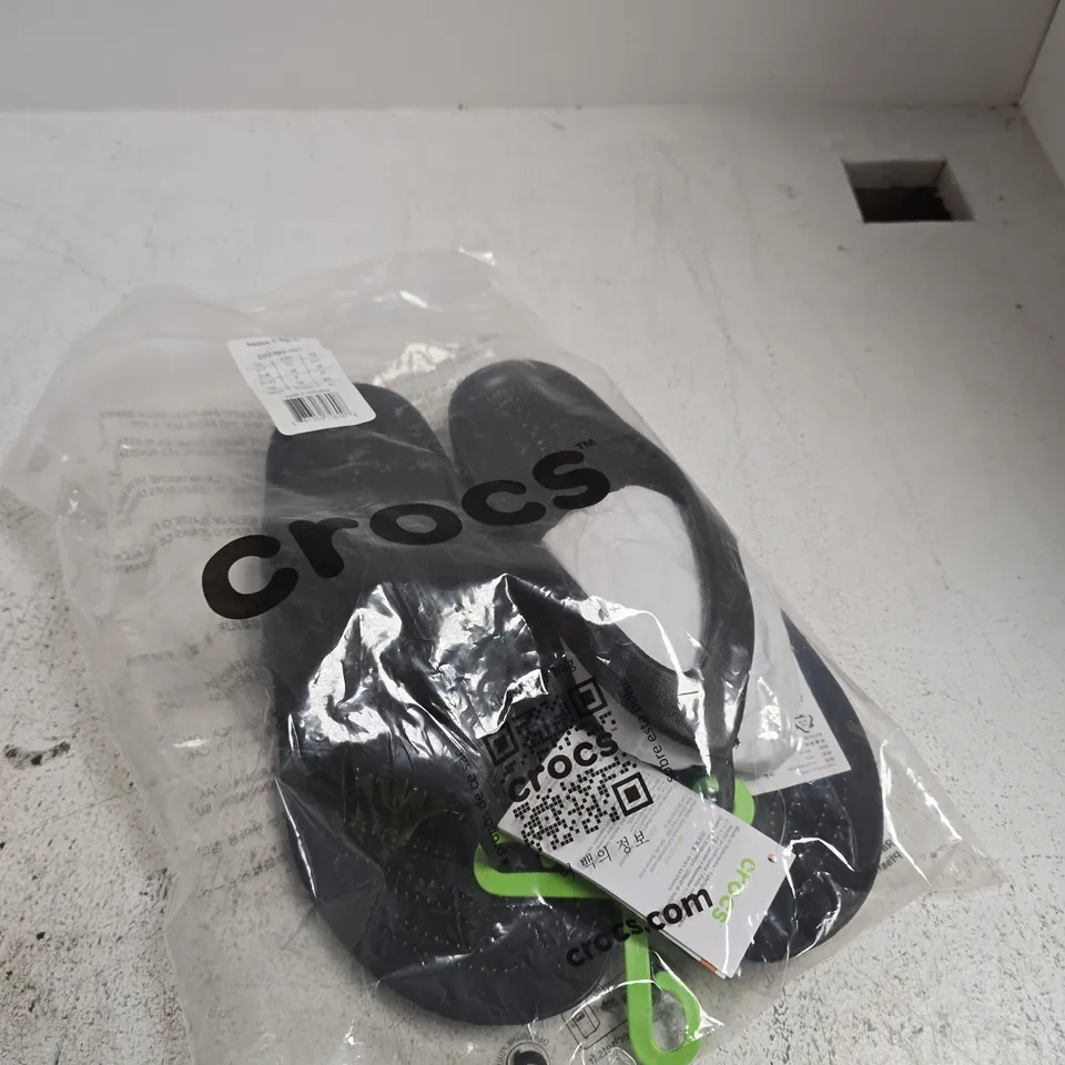 CROCS KADEE II FLIP W WOMEN'S SANDALS – BLACK, UK 9