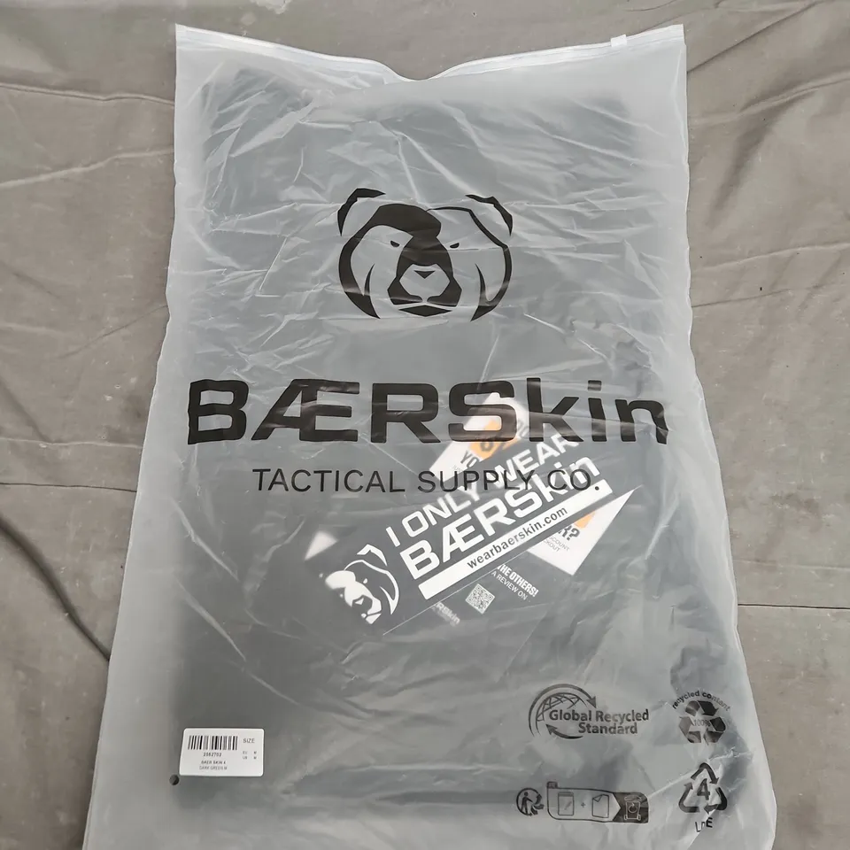 BAGGED BAERSKIN TACTICAL HOODIE 4 IN DARK GREEN - MEDIUM