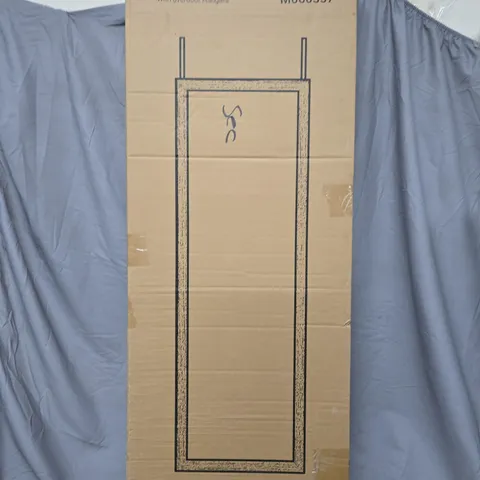 WENGE DRESS MIRROR WITH OVERDOOR HANGERS – BOXED 