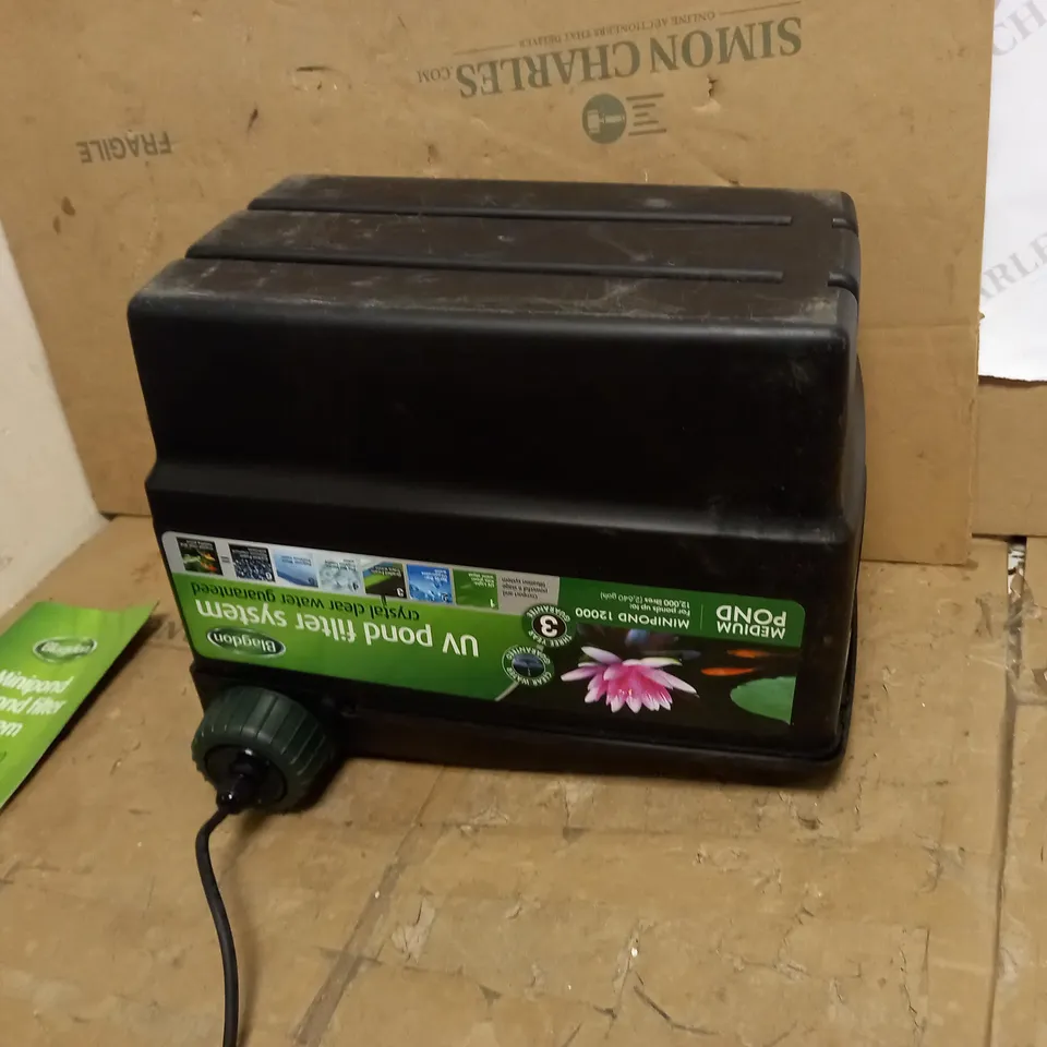BLAGDON 9W MINI-POND BOX FILTER 12000 LITRE MODEL