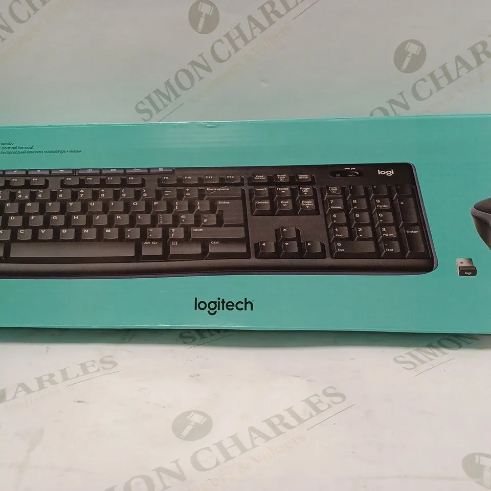 LOGITECH MK270 FULL SIZE WIRELESS COMBO INCLUDES: KEYBOARD & MOUSE