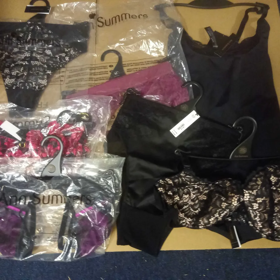 LOT OF APPROXIMATELY 40 ASSORTED ANN SUMMERS WOMENS LINGERIE ITEMS - VARIOUS SIZES