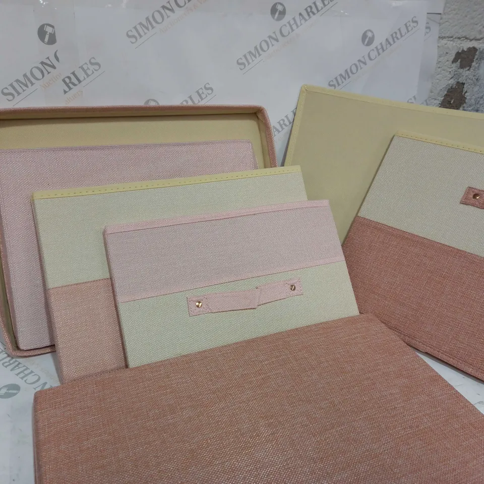 BOXED BUNDLEBERRY BY AMANDA HOLDEN SET OF 3 FOLDABLE NESTABLE STORAGE BOXES