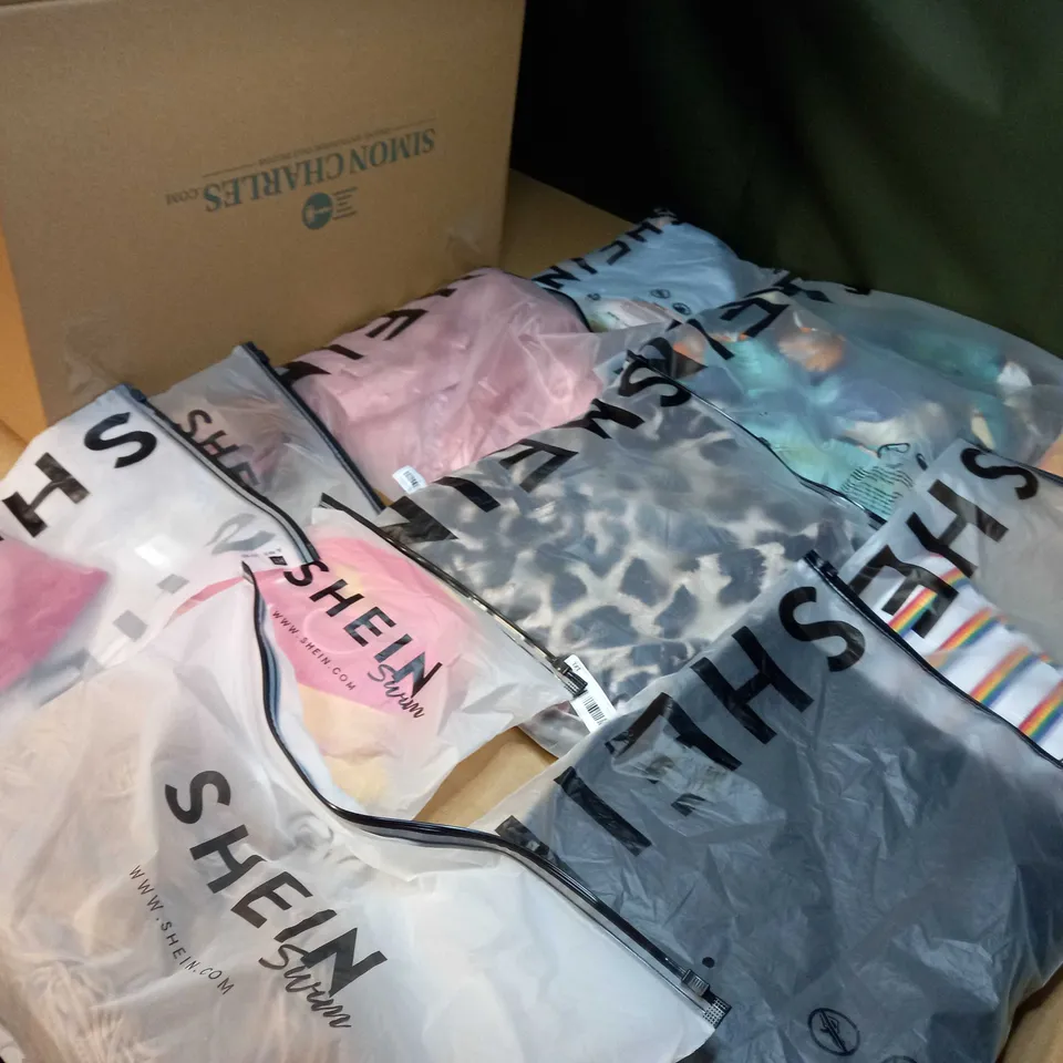 LOT OF APPROX 15 ASSORTED BAGGED SHEIN PRODUCTS