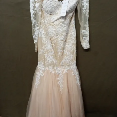 RUBY PROM IVORY EMBELLISHED OCCASIONAL DRESS - 8
