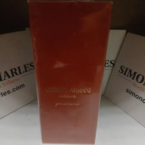 BOXED AND SEALED GIORGIO ARMANI RED MUSK PASSIONE EAU DE PARFUM 100ML