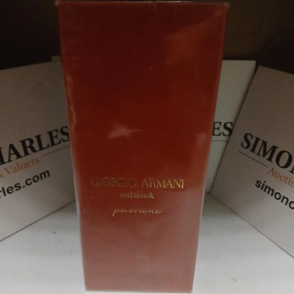 BOXED AND SEALED GIORGIO ARMANI RED MUSK PASSIONE EAU DE PARFUM 100ML