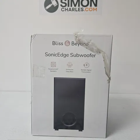 BLISS & BEYOND SONICEDGE SUBWOOFER – BOXED