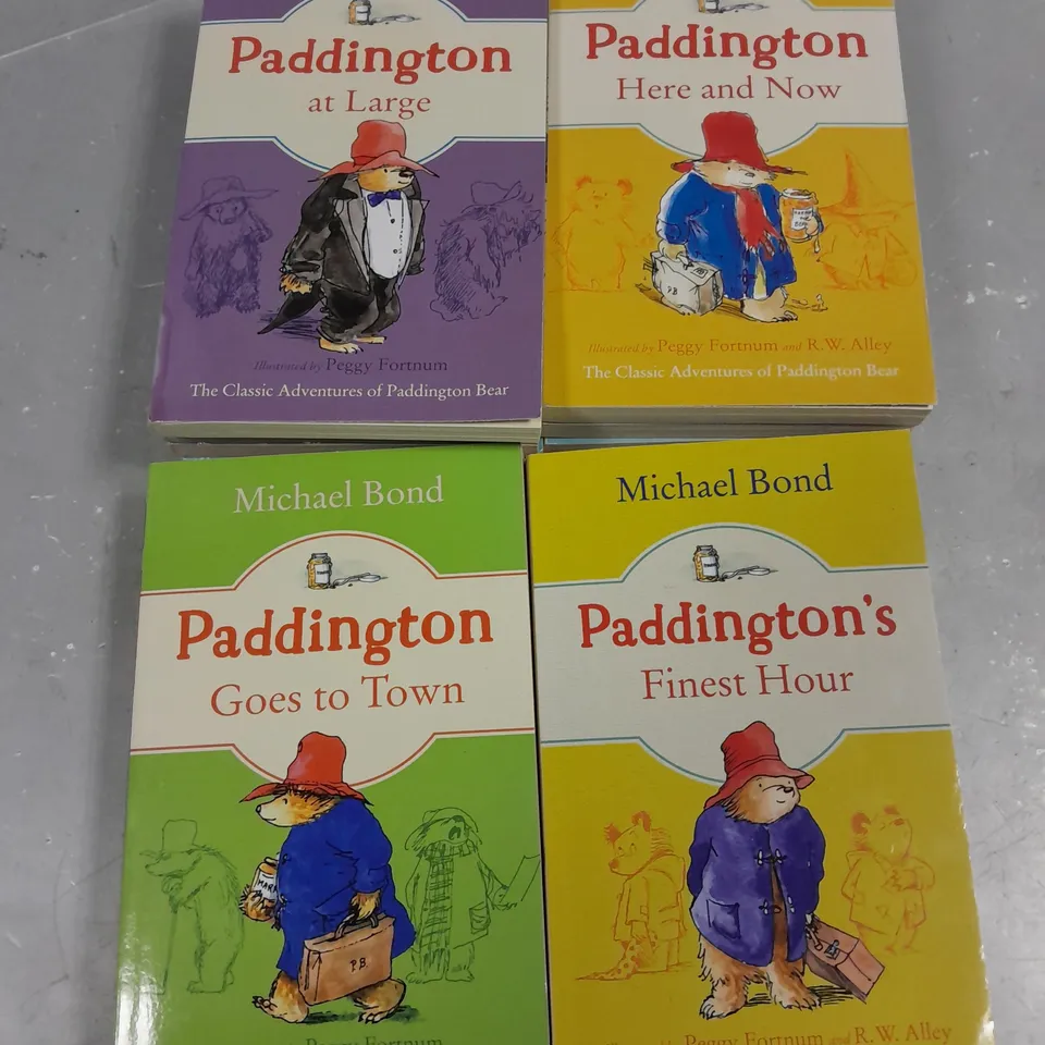 15 BOOK SET OF THE CLASSIC ADVENTURES OF PADDINGTON BEAR BY MICHAEL BOND - 1-15