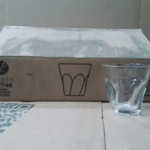 BOXED LIBBEY DOUBLE OLD FASHIONED GLASS APPROXIMATELY 12 355ML