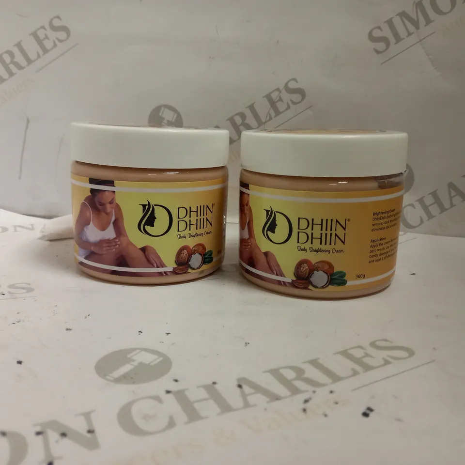 2 ASSORTED DHIN DHIN CREAMS