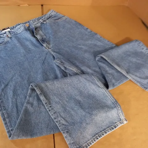 MONKL TAIKI HIGH WAIST STRAIGHT LEG JEANS - W36