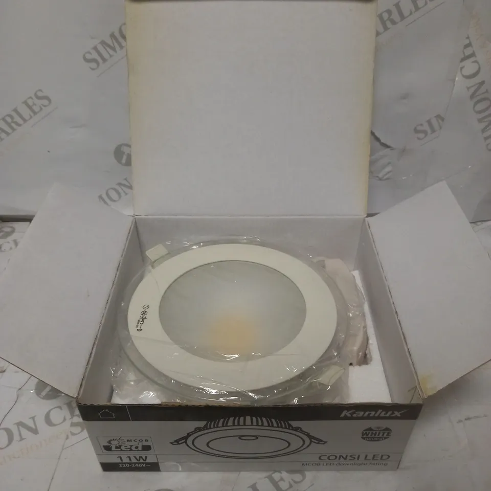 kanlux consi led downlight fitting 11w 220-240v 