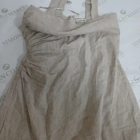 AMBERCROMBIE & FITCH MINI LIGHT GREY DRESS - SMALL