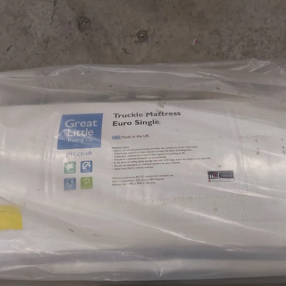 QUALITY BAGGED AND ROLLED TRUCKLE EURO 3FT MATTRESS 