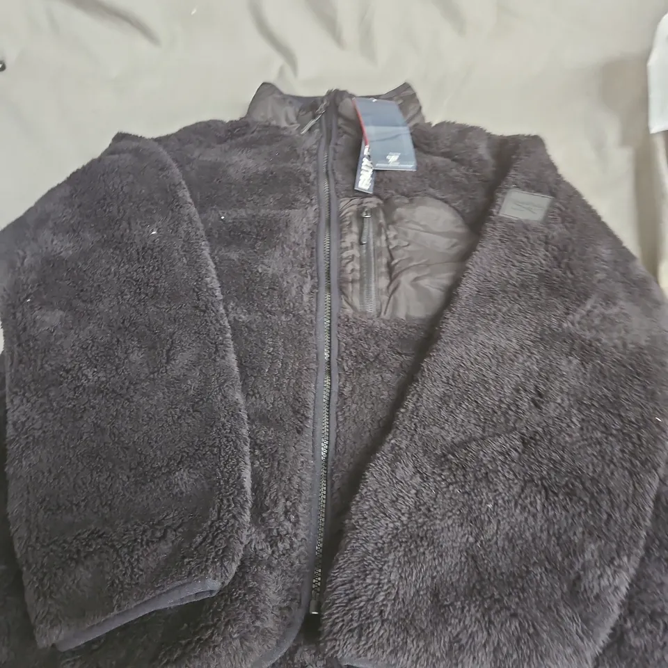 REEBOK BLACK FLEECE ZIP-UP JACKET – SIZE XL