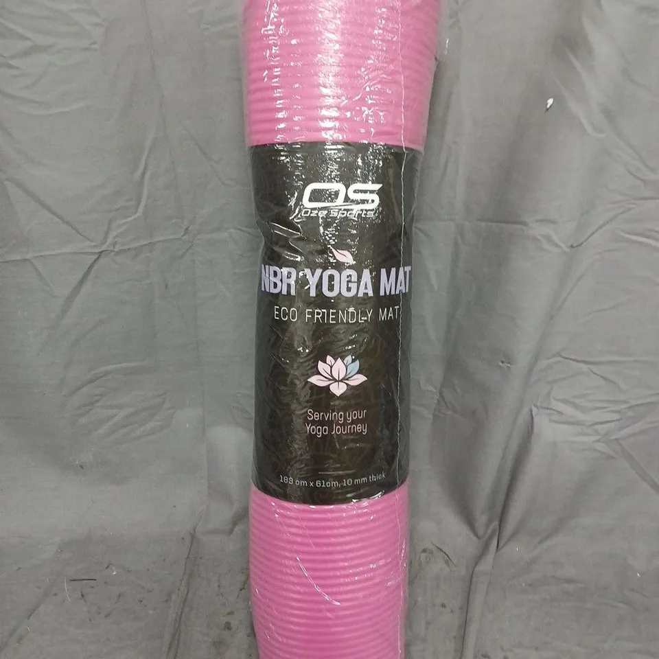 OZE SPORTS NBR YOGA MAT IN PINK
