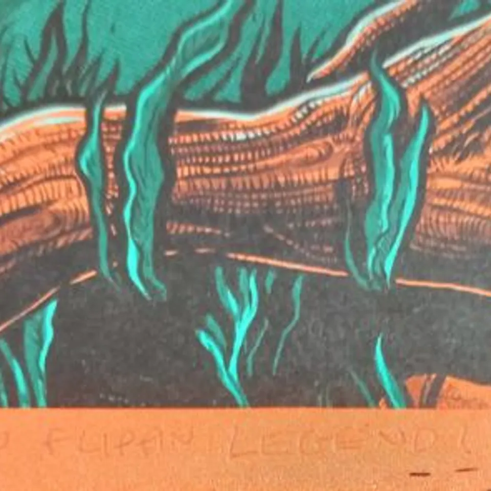 CREATURE FROM THE BLACK LAGOON GILL-MAN MOVIE FILM POSTER ART PRINT SIGNED BY MARK BELL