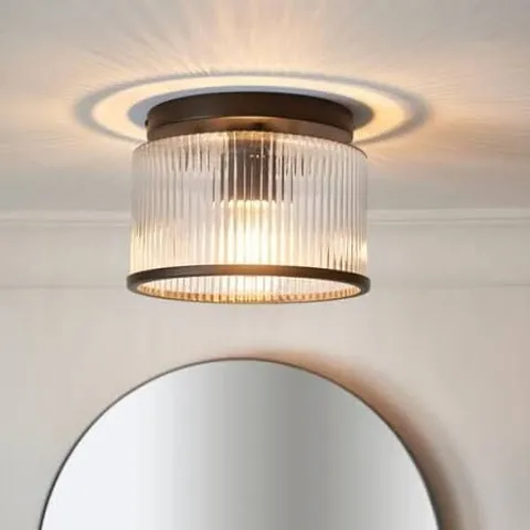 BOXED ALYN BATHROOM FLUSH CEILING LIGHT