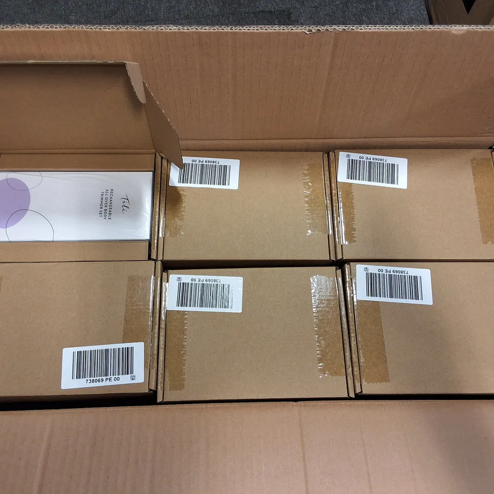 LOT OF 30 BRAND NEW TILI RECHARGABLE ALL OVER BODY TRIMMERS SETS