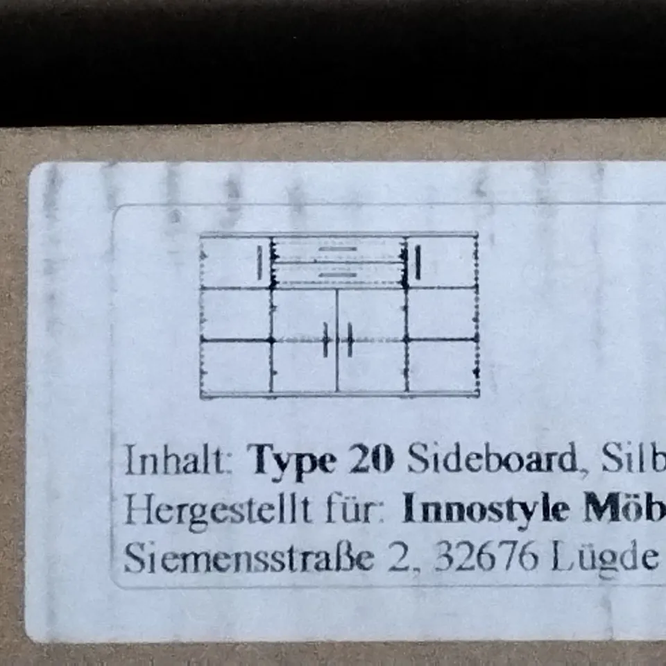 BOXED SIDEBOARD , 3 BOXES 