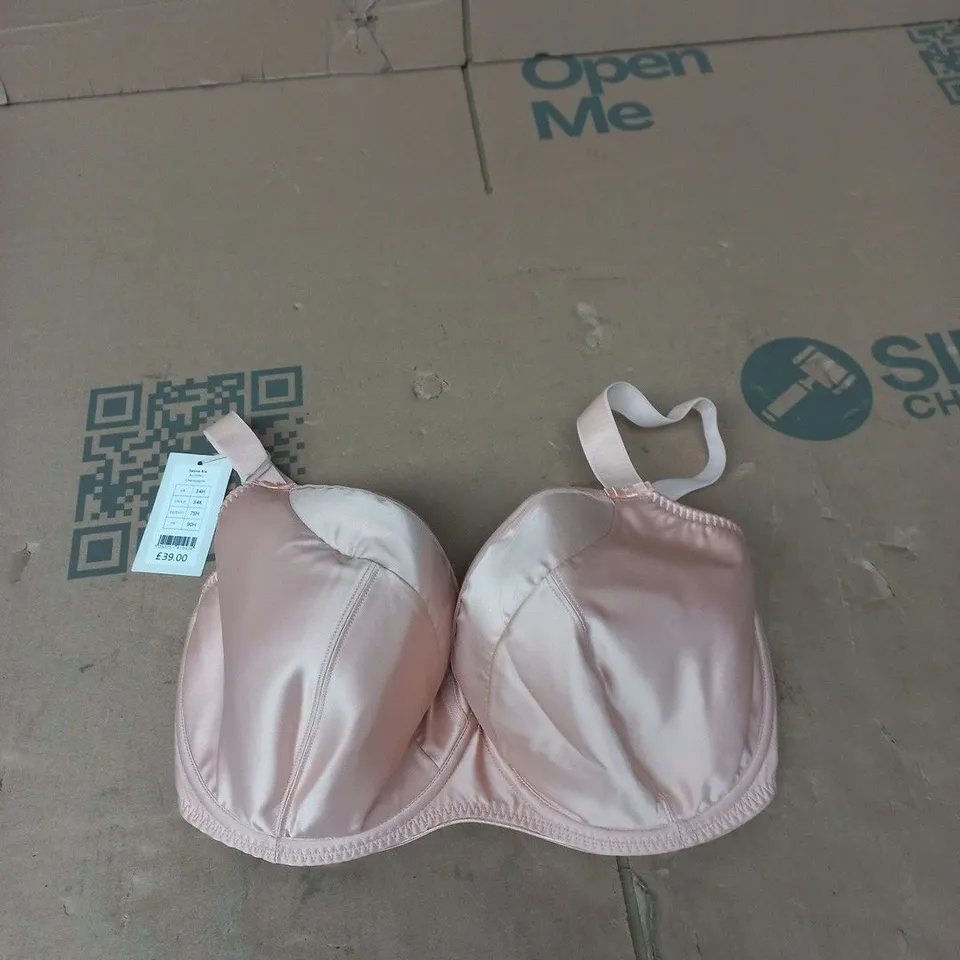 BRAVISSIMO SATINE BRA – CHAMPAGNE PINK, UK 34H