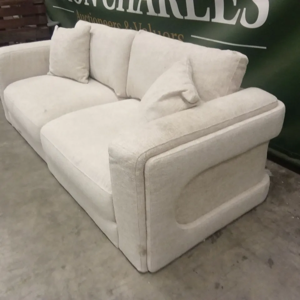 DANETTI LYNETTA NATURAL WEAVE 3 SEATER SOFA