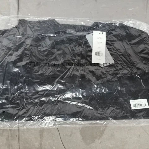 FRENCH CONNECTION COSY SOFT TOUCH CREW NECK RAGLAN JUMPER IN BLACK SIZE LARGE