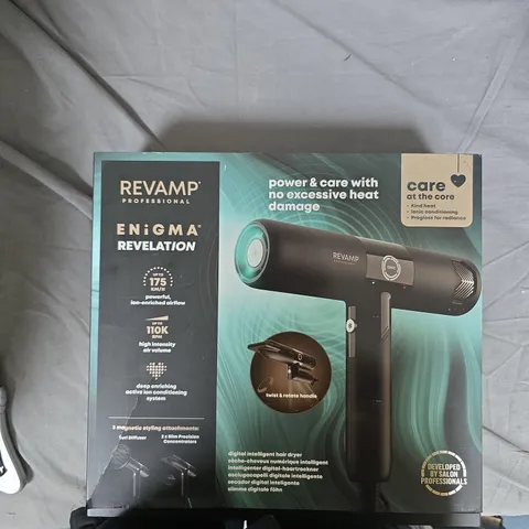REVAMP PROFESSIONAL ENIGMA REVELATION HAIR DRYER - BOXED