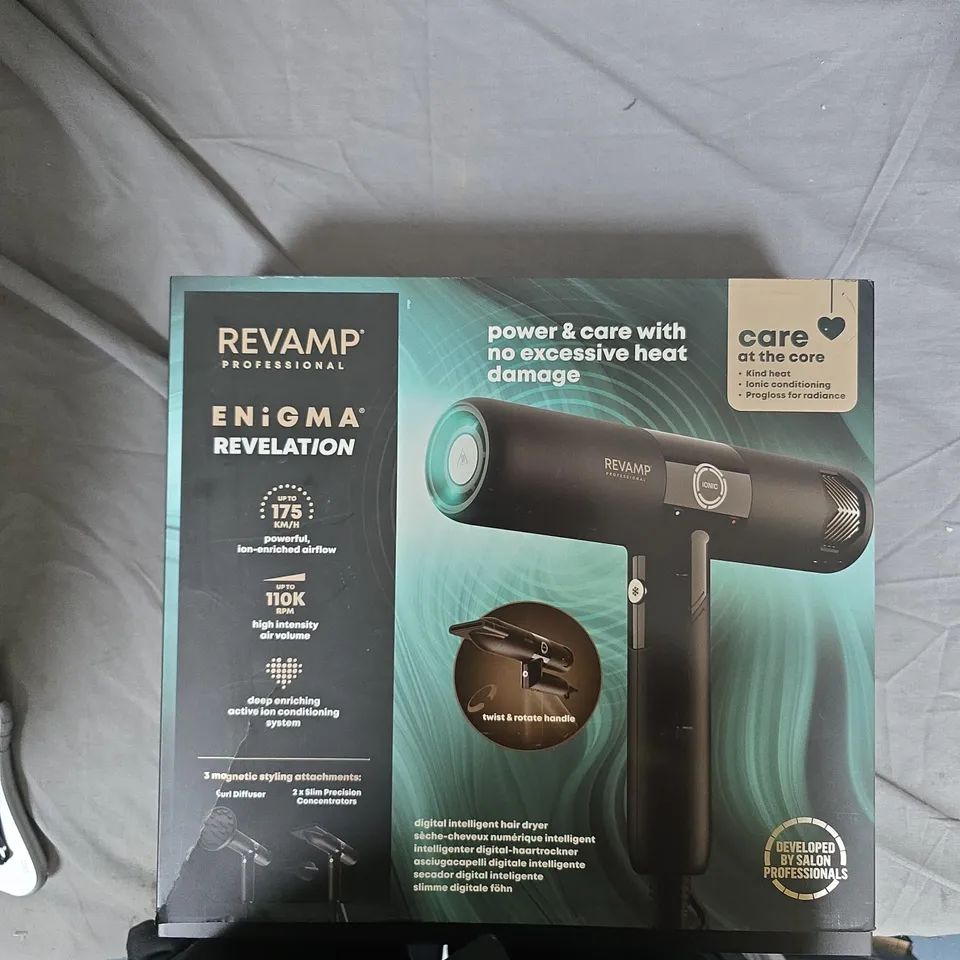 REVAMP PROFESSIONAL ENIGMA REVELATION HAIR DRYER - BOXED
